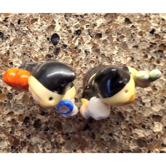RARE Vintage Hummel Goebel Germany Monk Mini Salt and Pepper Shakers - Picture 6 of 10